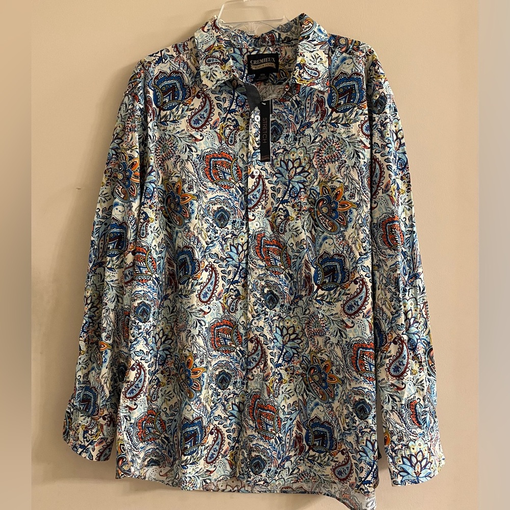 NWT men button down shirt